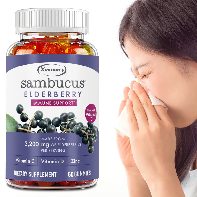 Multivitamin Gummy Adult - Elderberry Gummies Contain Zinc and Vitamin
