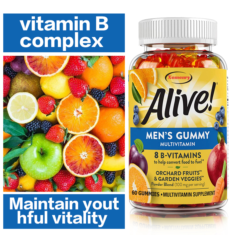 Multivitamin Gummy Adult - Men's Multivitamin Gummies - Supports Energy