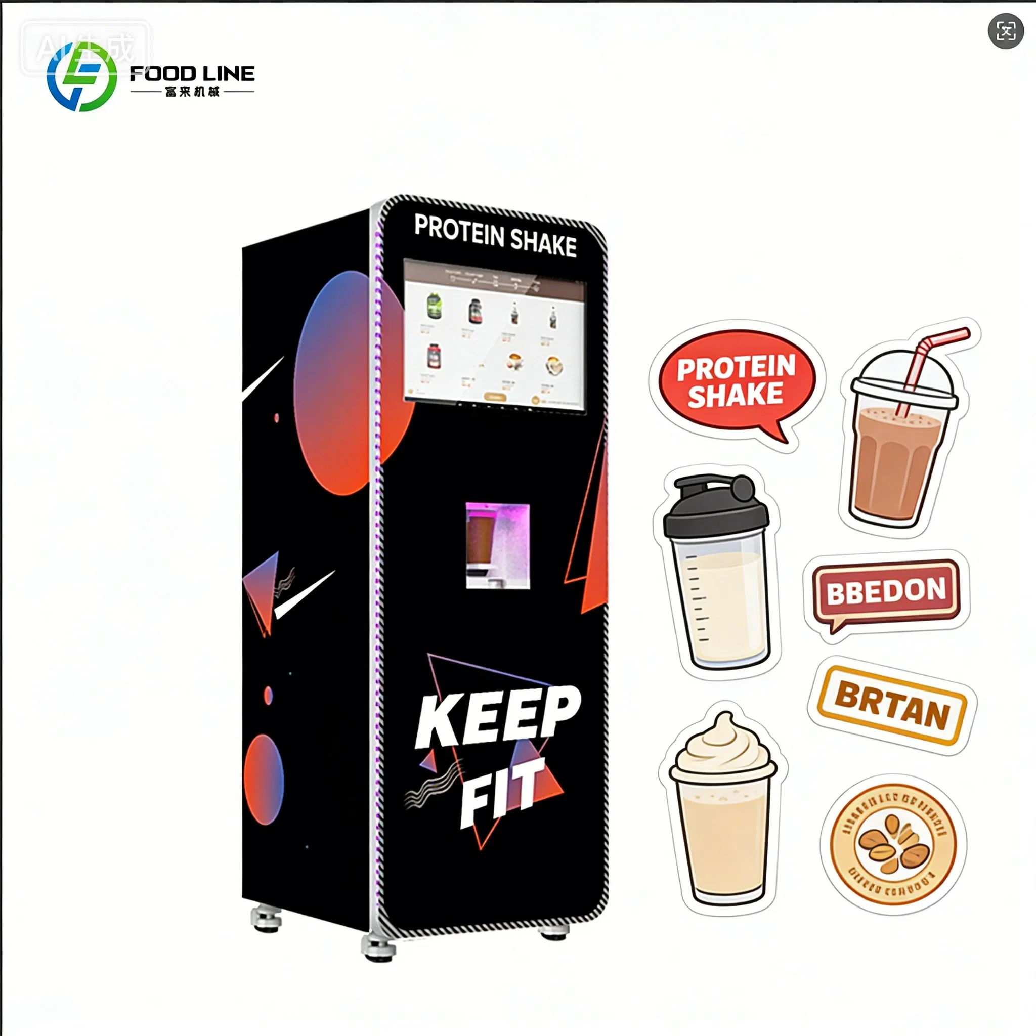Fitness With Nutrition - Nutritional Vending Machine Fully Automatic Protein