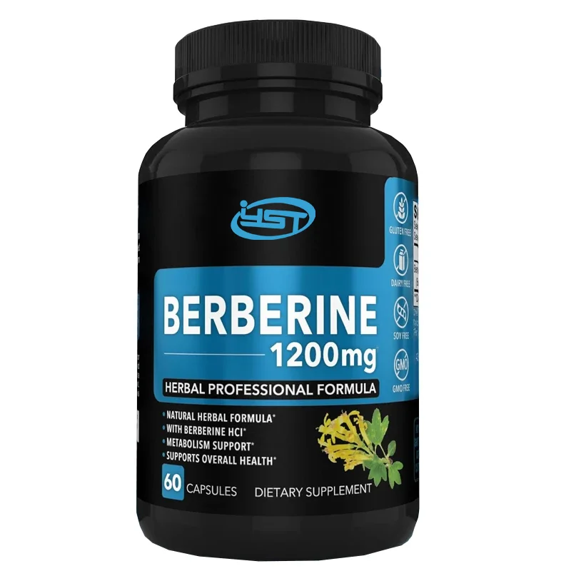 Berberine Hcl Capsule - 60 Capsules Berberine Supplement Capsules -