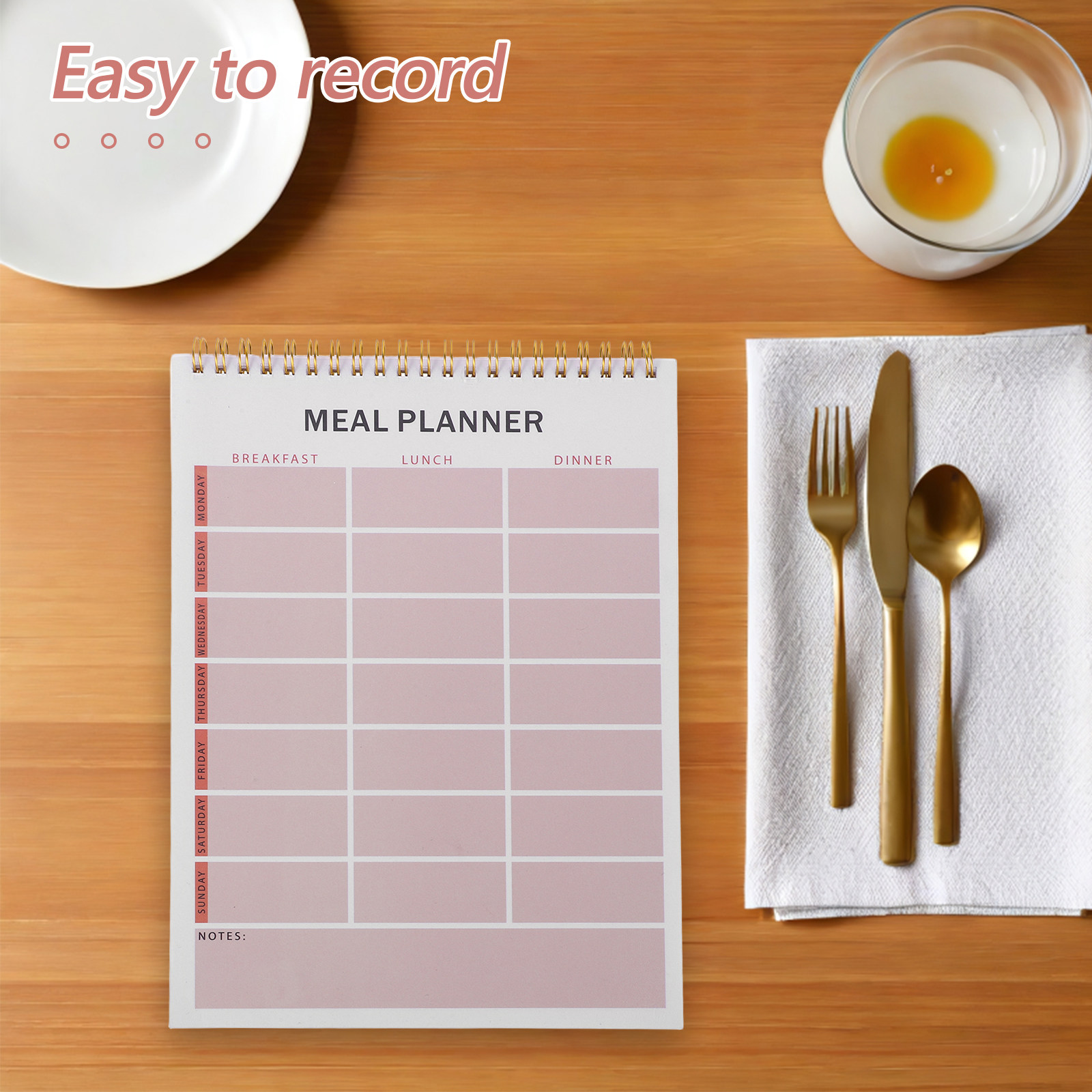 Weekly Meal Planner Notebook S - مراجعة Fitness With Nutrition وسعره