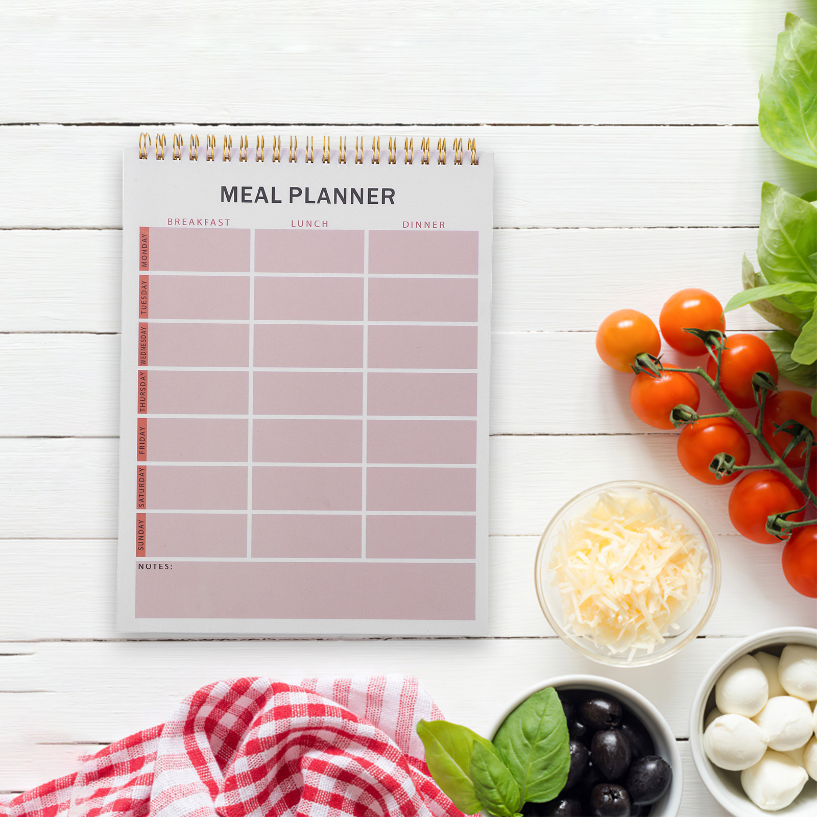 Weekly Meal Planner Notebook S - مراجعة Fitness With Nutrition وسعره