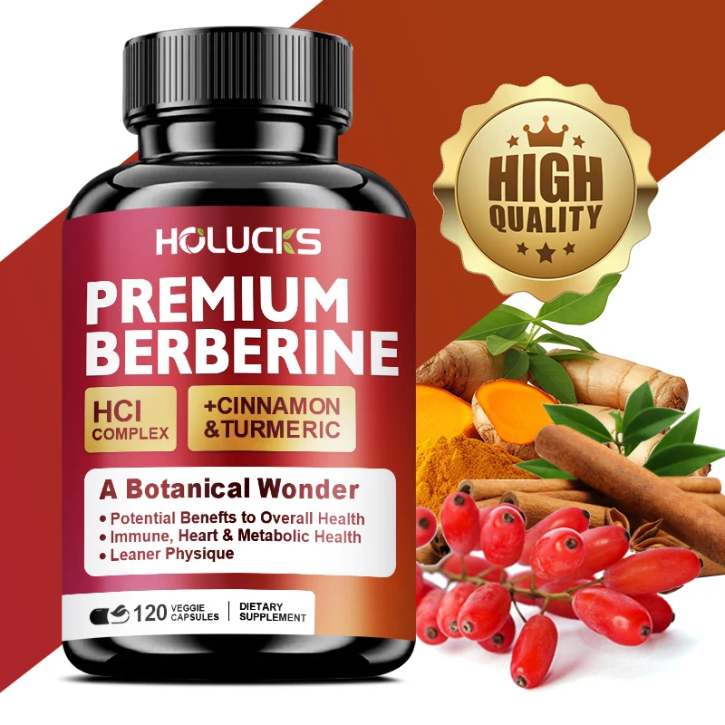 Holucks Premium Berberine HCl  - مراجعة Berberine Hcl Capsule وسعره