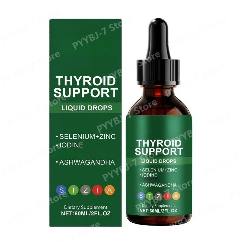 Thyroid Support Liquid Drops f - مراجعة Iodine Drops Supplement وسعره