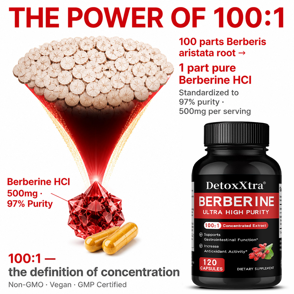 500mg Berberine HCL Capsules,  - مراجعة Berberine Hcl Capsule وسعره