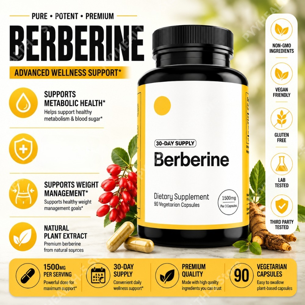 Berberine HCl Supplement 500mg - مراجعة Berberine Hcl Capsule وسعره