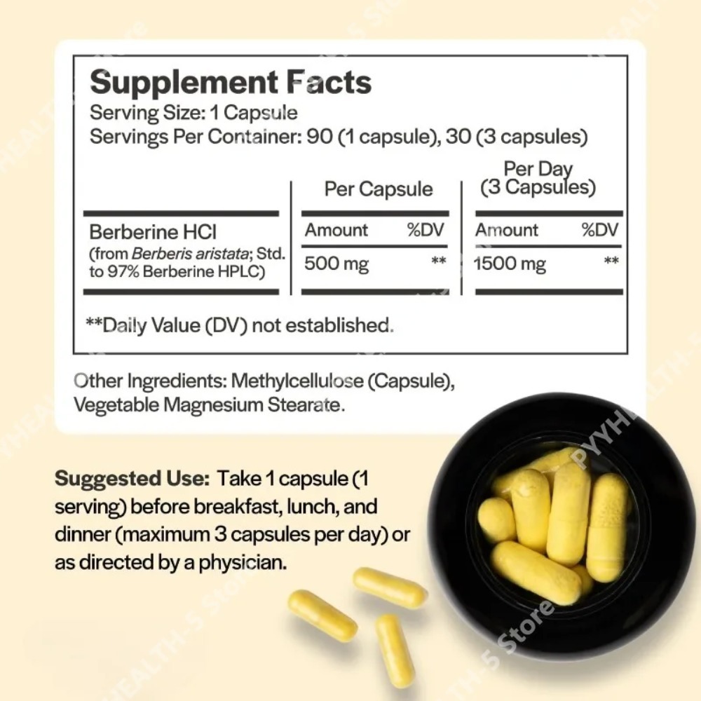 Berberine HCl Supplement 500mg - مراجعة Berberine Hcl Capsule وسعره