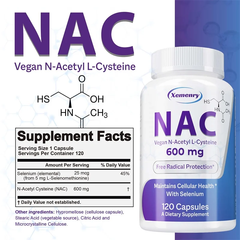 NAC Capsules 600mg - Support S - مراجعة Nac N Acetyl Cysteine وسعره