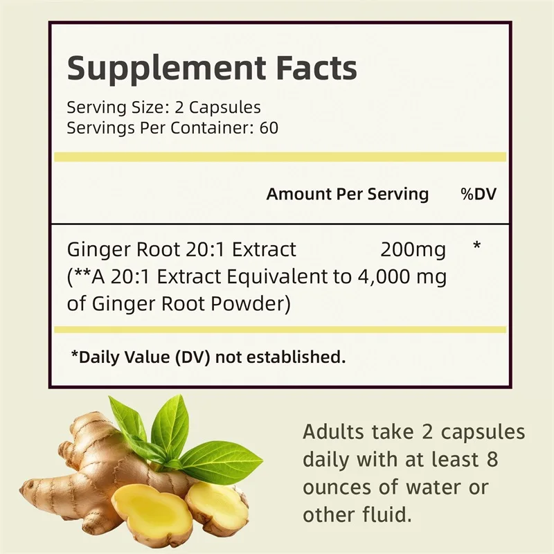 Ginger Root Capsules - Promote - مراجعة Nutrition And Exercise وسعره