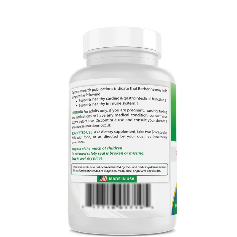 Berberine Plus - Contains 1000 - مراجعة Berberine Hcl Capsule وسعره
