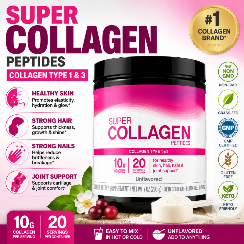 Unflavored Collagen Peptides P - مراجعة Collagen Peptide Powder وسعره