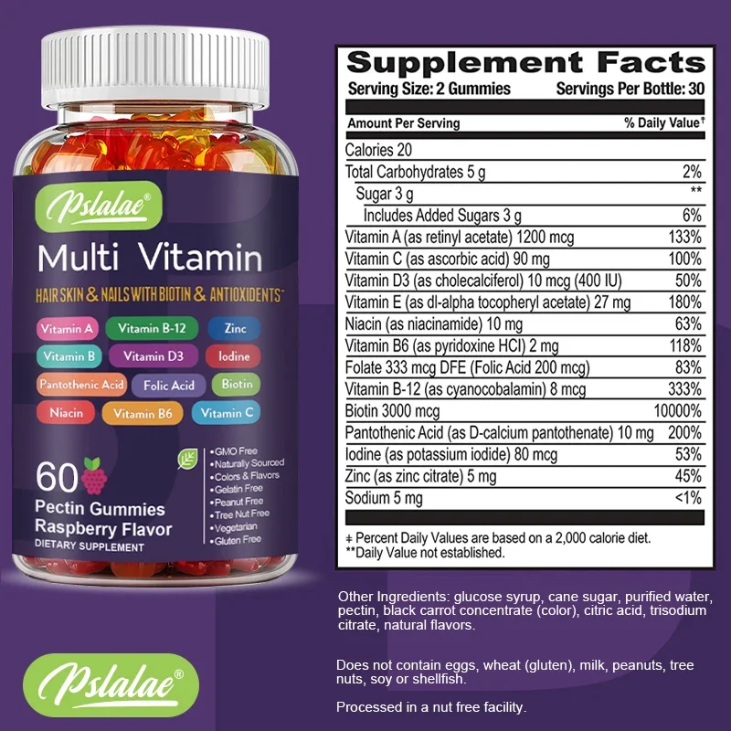 Multivitamin Gummies - with Vi - مراجعة Multivitamin Gummy Adult وسعره