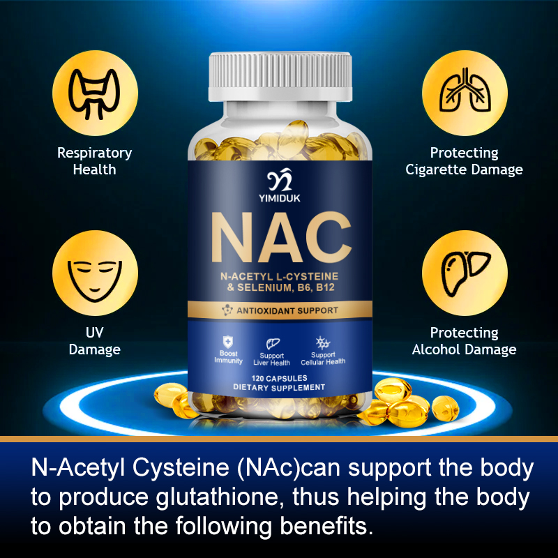 NAC Glutathione Capsules N-Ace - مراجعة Nac N Acetyl Cysteine وسعره