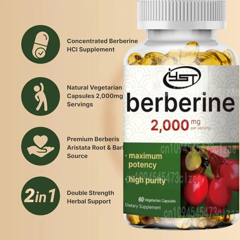 Berberine Supplement | 60 Vege - مراجعة Berberine Hcl Capsule وسعره