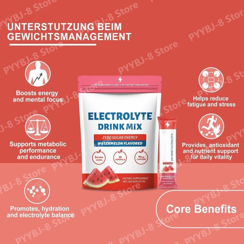 Zero Sugar Watermelon Electrol - مراجعة Electrolyte Powder Pack وسعره