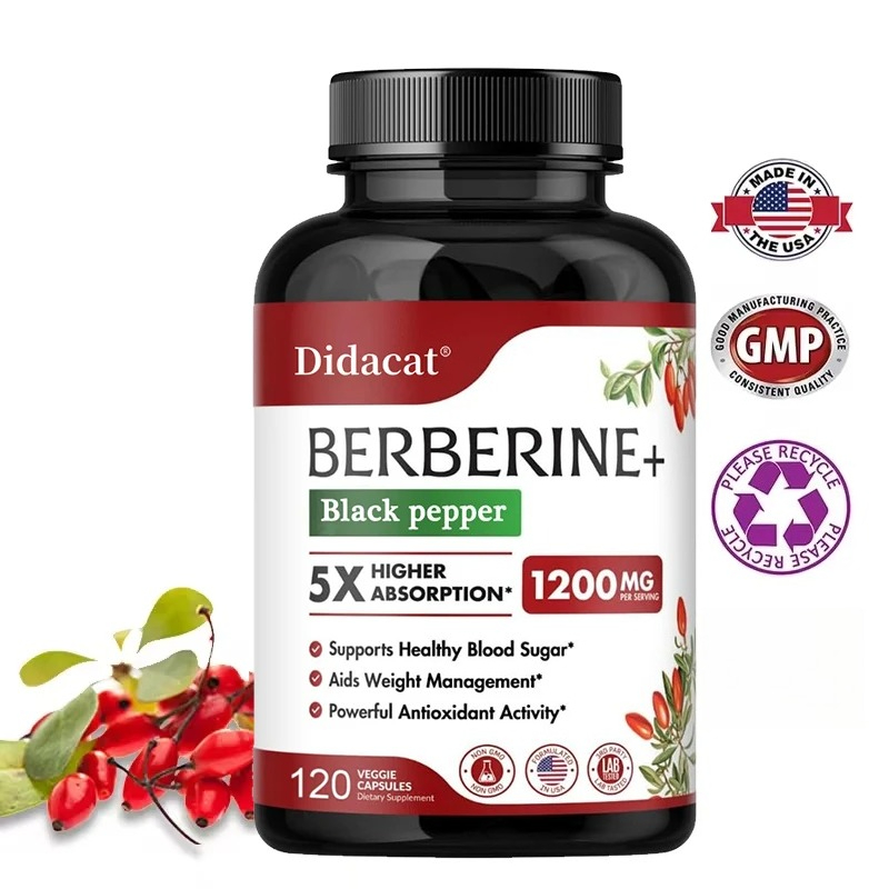 Berberine HCl Supplement - for - مراجعة Berberine Hcl Capsule وسعره