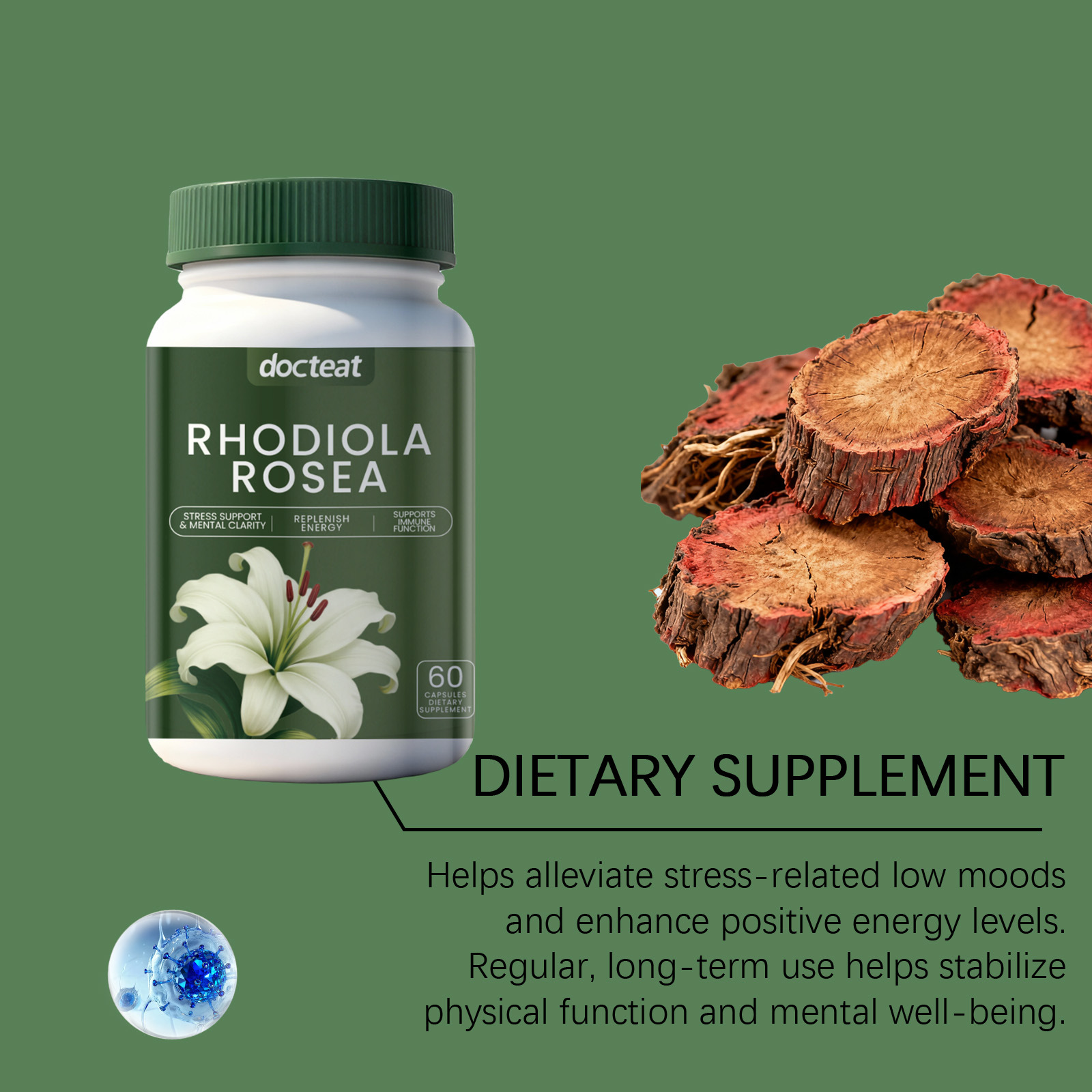 DOCTEAT Men's Health Capsules  - مراجعة Nutrition For Health Fitness & Sport Melvin Williams وسعره