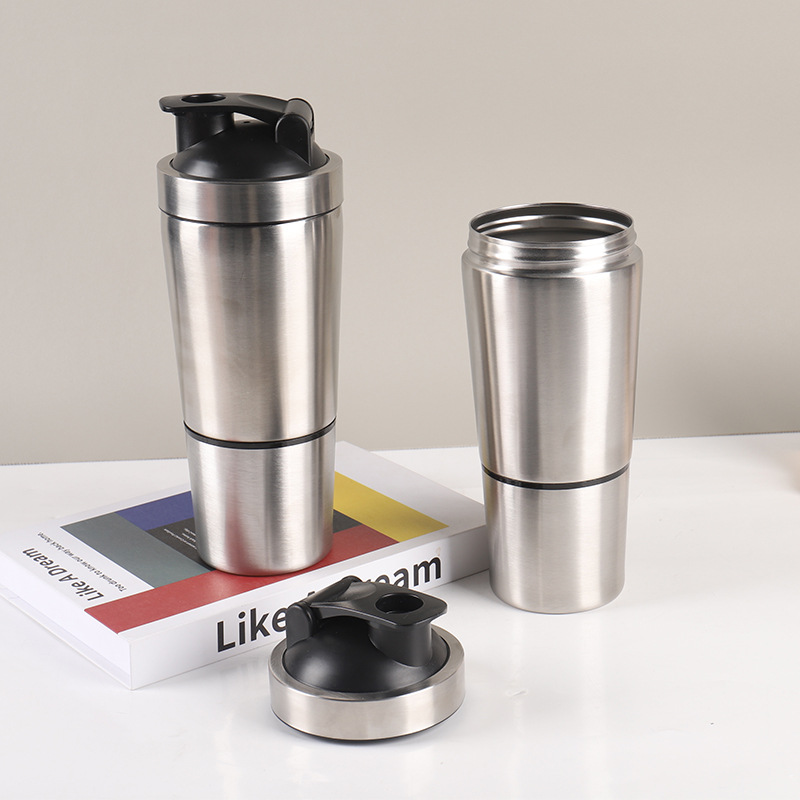 Stainless Steel Protein Shaker - مراجعة Fitness With Nutrition وسعره