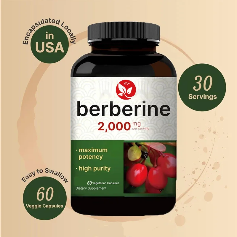 Berberine Supplement  60 Veget - مراجعة Berberine Hcl Capsule وسعره