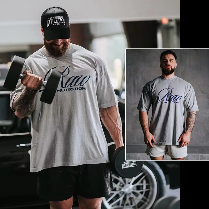 Men's Neutral Tone Gym T-Shirt - مراجعة Fitness With Nutrition وسعره