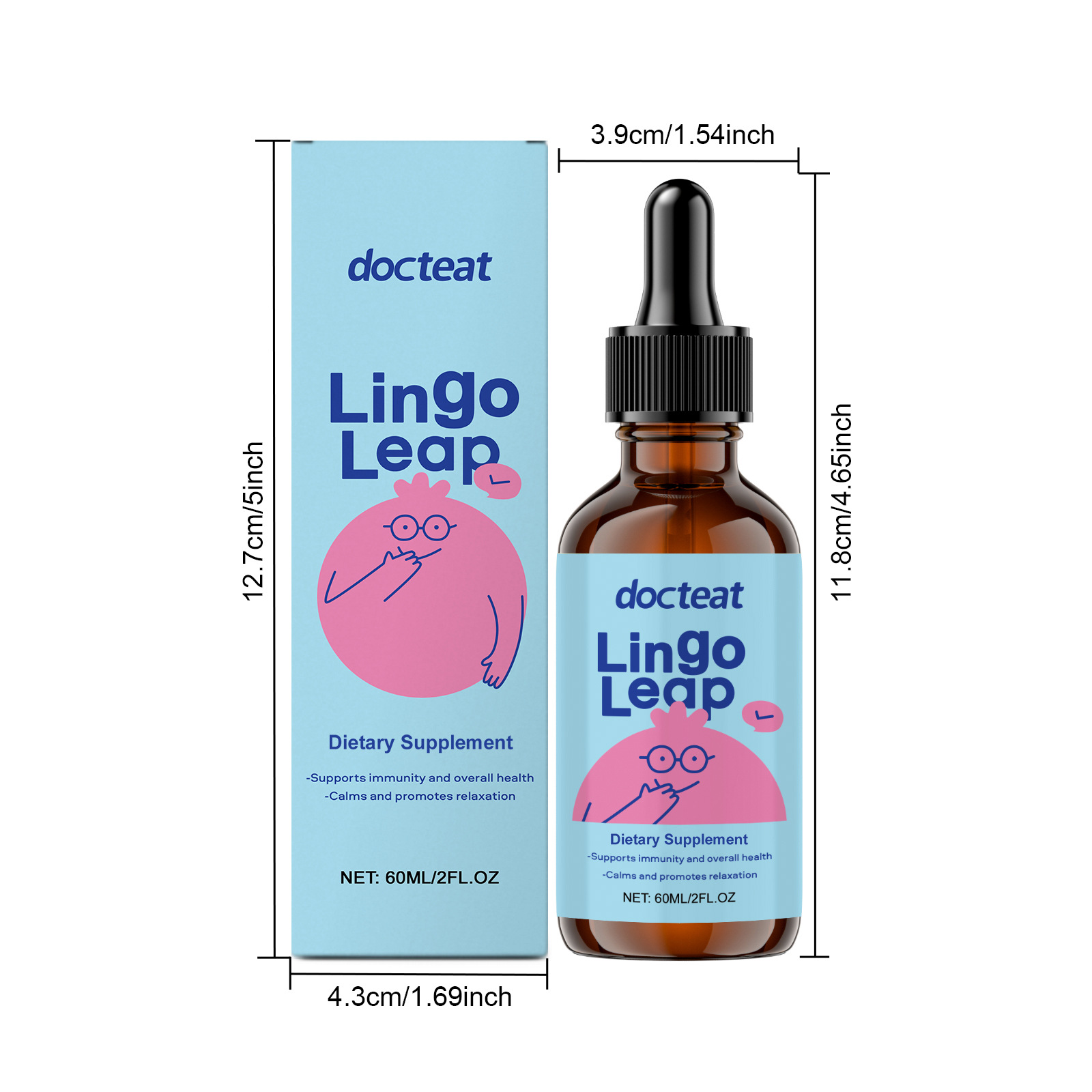 DOCTEAT Body Health Drops Impr - مراجعة Fitness With Nutrition وسعره