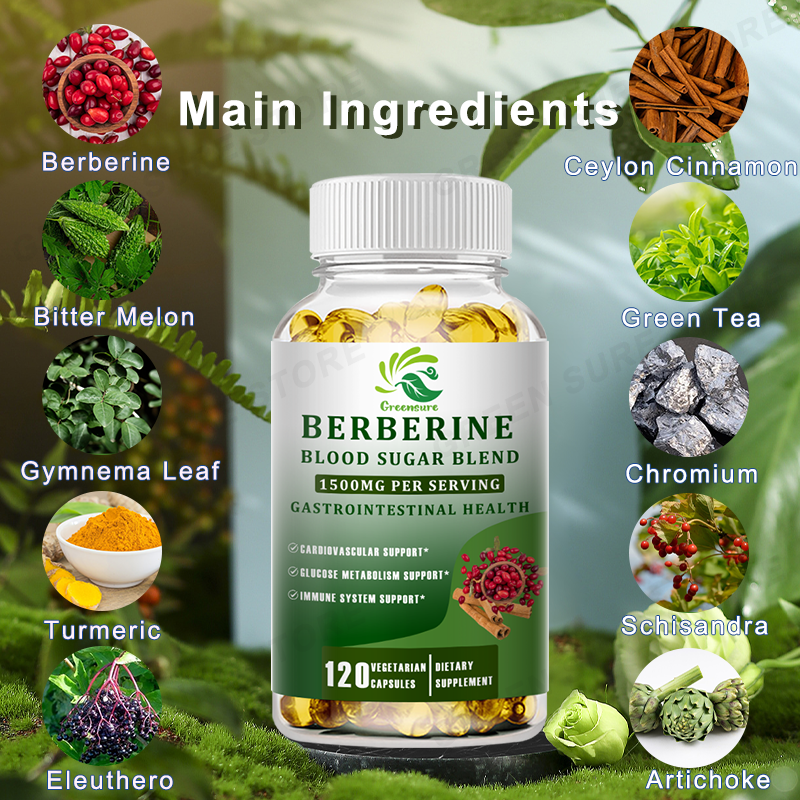GREEBSUER Berberine for Metabo - مراجعة Berberine Hcl Capsule وسعره