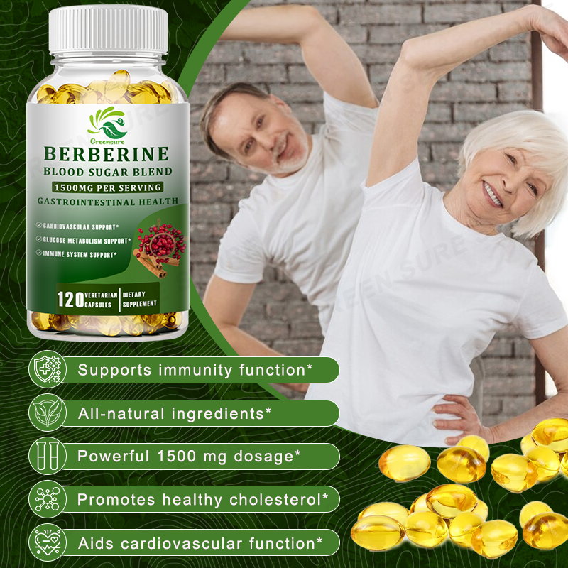 GREEBSUER Berberine for Metabo - مراجعة Berberine Hcl Capsule وسعره