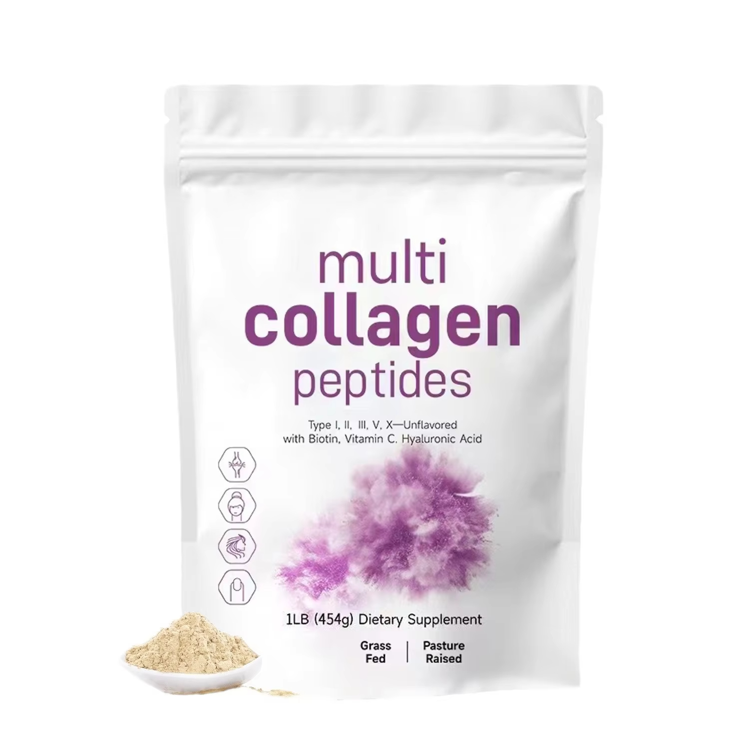 454G Multi Collagen Peptides P - مراجعة Collagen Peptide Powder وسعره