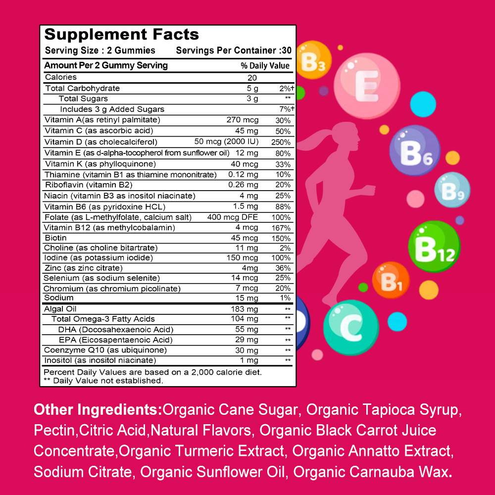Women's Multivitamin Gummies - - مراجعة Multivitamin Gummy Adult وسعره