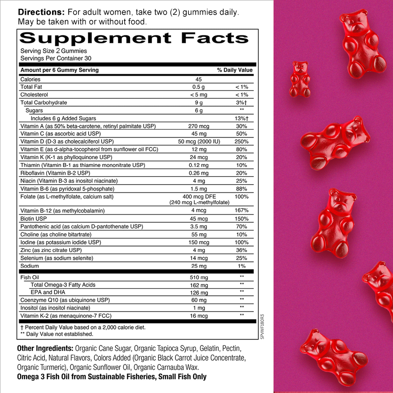 Vitamins for Women - MULTI and - مراجعة Multivitamin Gummy Adult وسعره