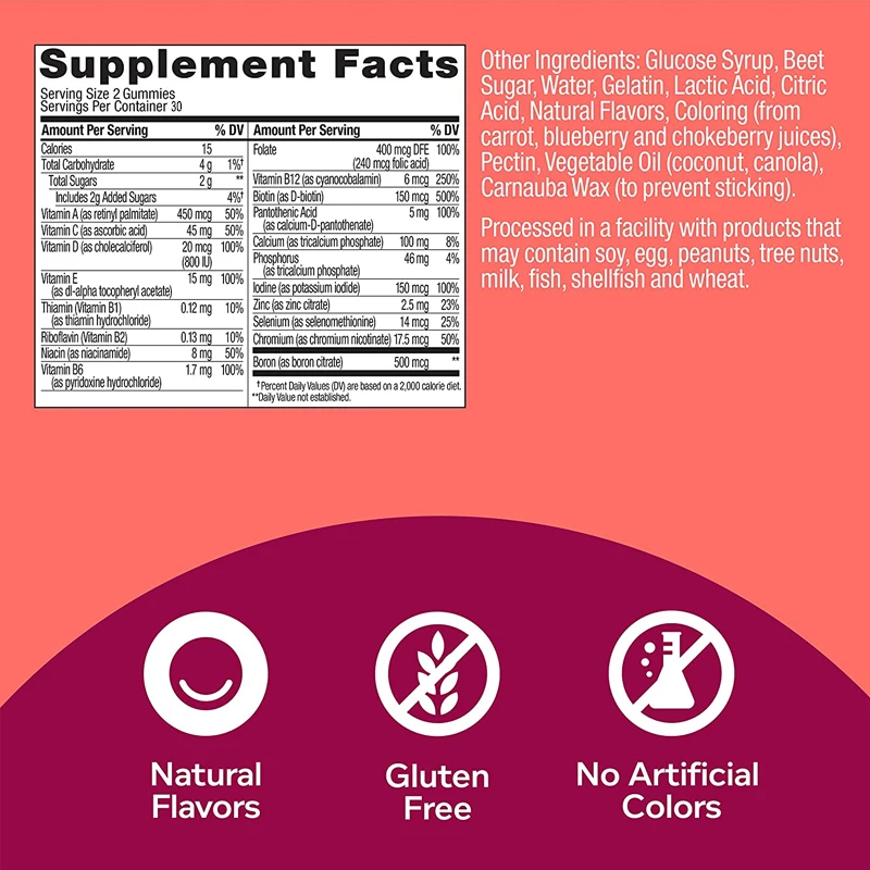 Women's Multi Vitamin Complex  - مراجعة Multivitamin Gummy Adult وسعره