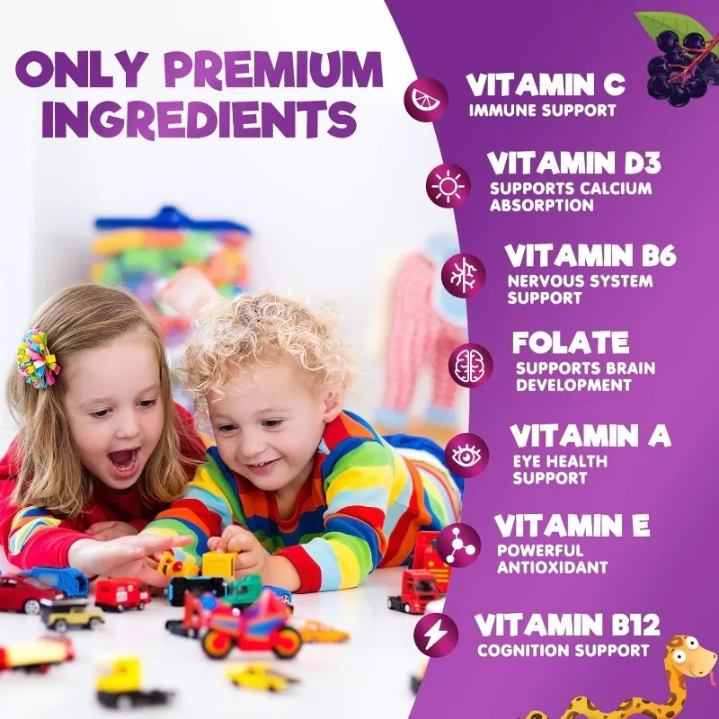 Yummy Immune Boost Gummies – S - مراجعة Multivitamin Gummy Adult وسعره