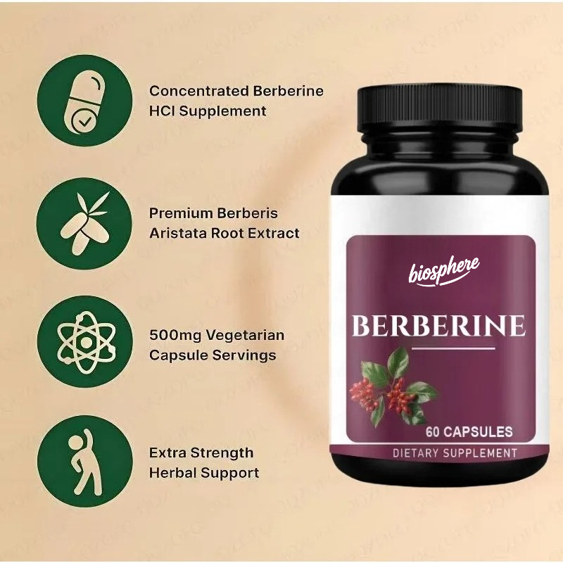Berberine Supplement-60 vegeta - مراجعة Berberine Hcl Capsule وسعره