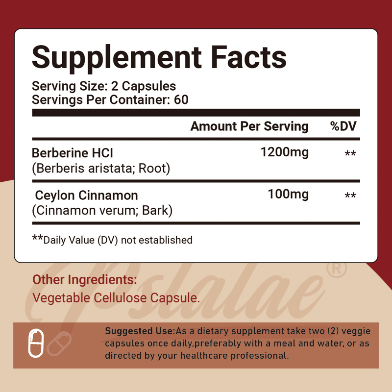Berberine - Supports Heart and - مراجعة Berberine Hcl Capsule وسعره